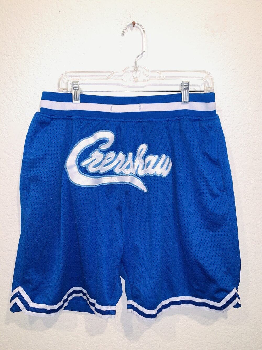 Headgear Crenshaw Nipsey Hustle Mambo Shorts XL Blue No Drawstring